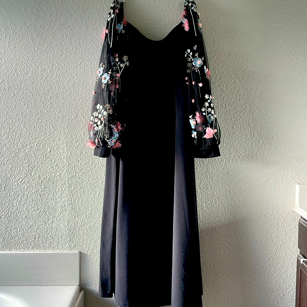 Black Dress US20 Off Shoulder